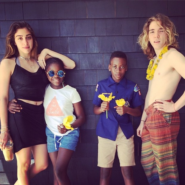 Filhos de Madonna: Louders Maria, Mercy, David Banda e Rocco (Foto: Reprodução/Instagram)