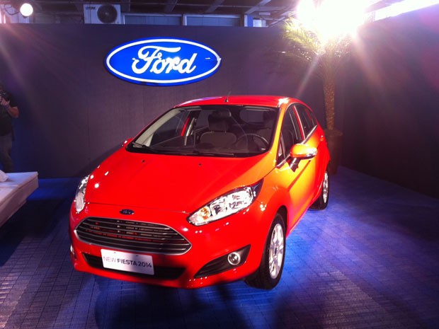Fiesta foi apresentado neste domingo (24) pela Ford na Grande São Paulo (Foto: Rafael Miotto/G1)