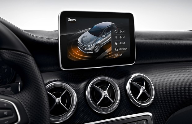 Tela do Mercedes-Benz Classe A (Foto: Divulgação)