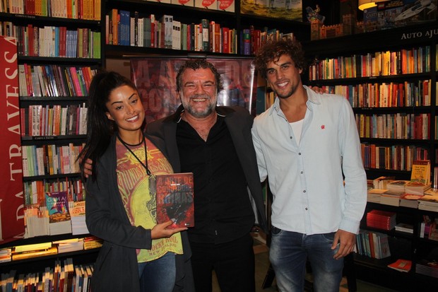Aline Riscado, Adriano Garib e Felipe Roque (Foto: Rogerio Fidalgo / AgNews)