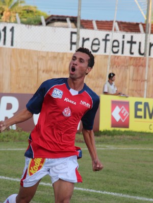 Rodrigo Biro , lateral-esquerdo Penapolense - Corinthians (Foto: Silas Reche/ Divulgação Penapolense)