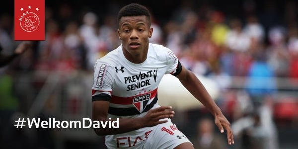 David Neres Ajax São Paulo (Foto: Reprodução / Twitter)