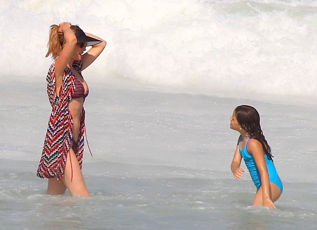 Susana Werner e Giulia (Foto: Ag News)