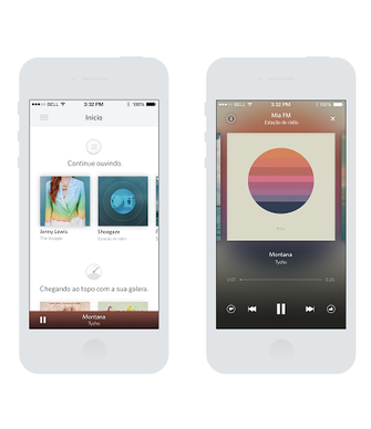 Rdio no celular, com rádios grátis e outros novos recursos (Foto: Reprodução/Rdio) Rdio no celular, com rádios grátis e outros novos recursos (Foto: Reprodução/Rdio)
