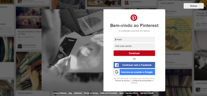 Como usar o Pinterest (Foto: Reprodução/Luana Marfim) Como usar o Pinterest (Foto: Reprodução/Luana Marfim)