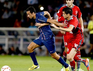 Nene na partida do PSG contra o Lekhwiya (Foto: Reuters) Nene na partida do PSG contra o Lekhwiya (Foto: Reuters)