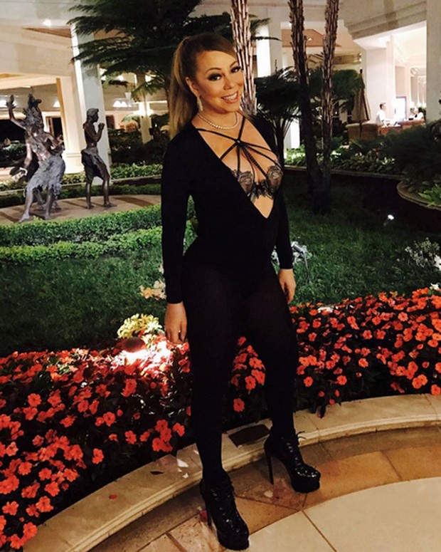 Mariah Carey em hotel em Honolulu, no Havaí (Foto: Instagram/ Reprodução)