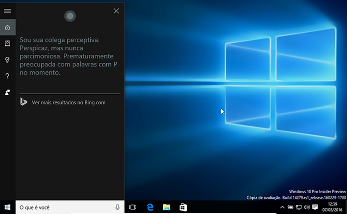 Saiba mais sobre a Cortana (Foto: Reprodução/Paulo Alves)