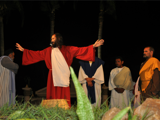 42ª edição da Paixão de Cristo de Pacatuba é realizada nesta sexta-feira (25). (Foto: Regina Assunção/G1/Divulgação)