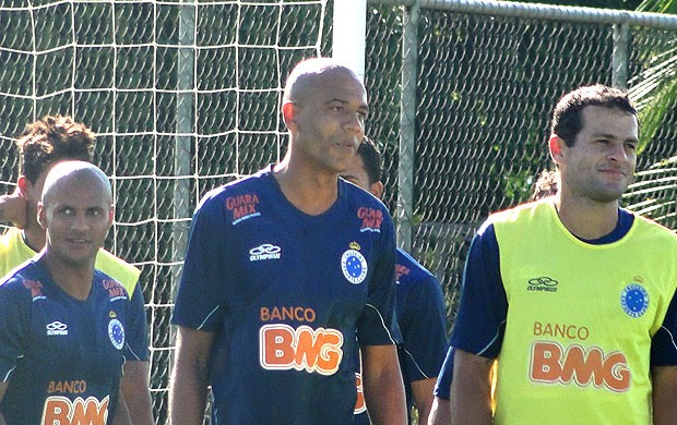 Alex Silva no treino do Cruzeiro (Foto: Lucas Catta Prêta / Globoesporte.com)