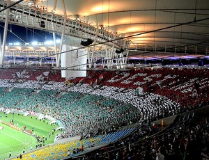 mosaico torcida fluminense é o destino (Foto: André Durão / Globoesporte.com)
