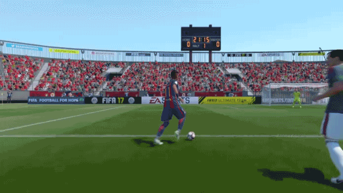 Drible abusado está em Fifa 17 (Foto: Reprodução/Murilo Molina)