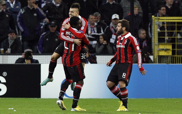 El Shaarawy, Anderlecht e Milan (Foto: Agência Reuters)