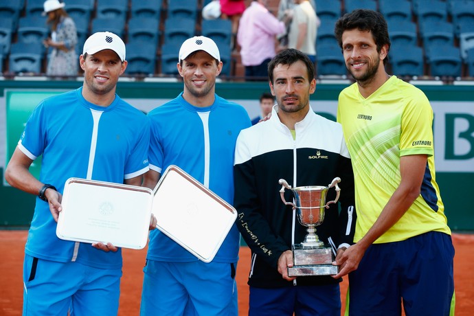tênis irmãos Bryan Ivan Dodig Marcelo Melo Roland Garros (Foto: Getty Images)