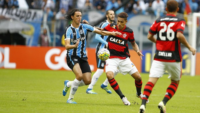 Grêmio x Flamengo Pedro Geromel Grêmio Arena Grêmio (Foto: Lucas Uebel/ Divulgação Grêmio)