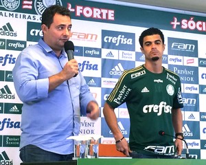 Egidio Apresentação Palmeiras (Foto: Rodrigo Faber)