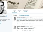 Edward Snowden abre conta no Twitter