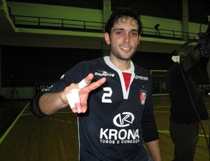 Tiago, goleiro do Joinville Futsal (Foto: Flávio Dilascio / Sportv.com)