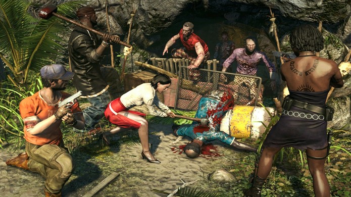 Em Dead Island: Riptide criar barricadas para defender sua base é essencial (Foto: Reprodução/Forbes)