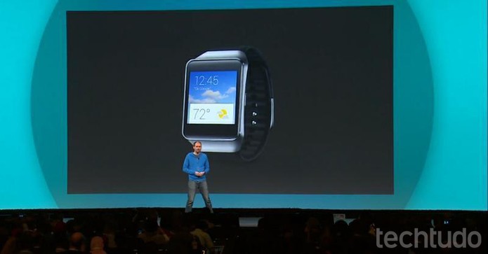 Relógio da Samsung é à prova d'água (Foto: Reprodução / Google) Relógio da Samsung é à prova d'água (Foto: Reprodução / Google)