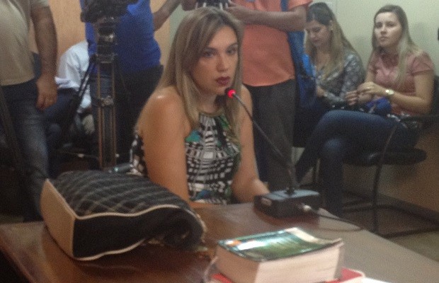 Delegada afirmou que foi possível comprovar digitais do suspeito no local Goiá Goiânia (Foto: Vanessa Martins/G1)