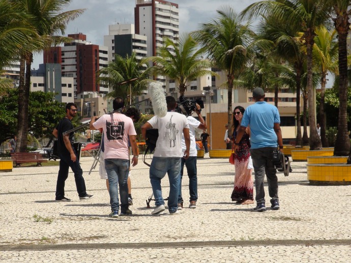 Bastidores Aprovado Parque Costa Azul (Foto: TV Bahia)