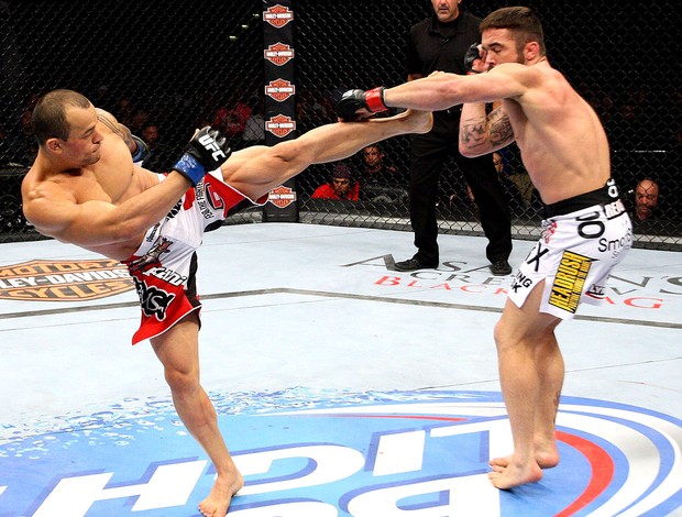 ufc 164 Jamie Varner e Gleison Tibau (Foto: Agência Getty Images) ufc 164 Jamie Varner e Gleison Tibau (Foto: Agência Getty Images)