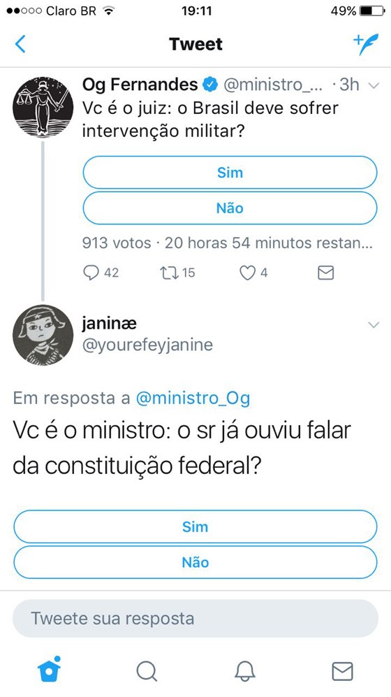 Enquete do ministro Og Fernandes (Foto: Reprodução)