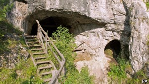 Sequência genética relacionada a diabetes foi descoberta em caverna na Rússia.  (Foto: BBC)