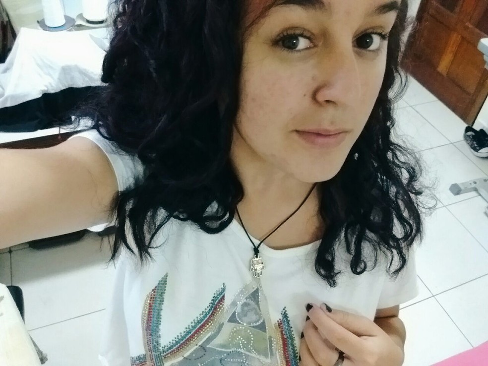 Bruna Santos tenta uma vaga em jornalismo (Foto: Bruna Santos/ WhatsApp)