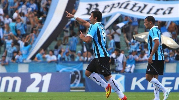 André Lima, Grêmio (Foto: Lucas Uebel, divulgação Grêmio)