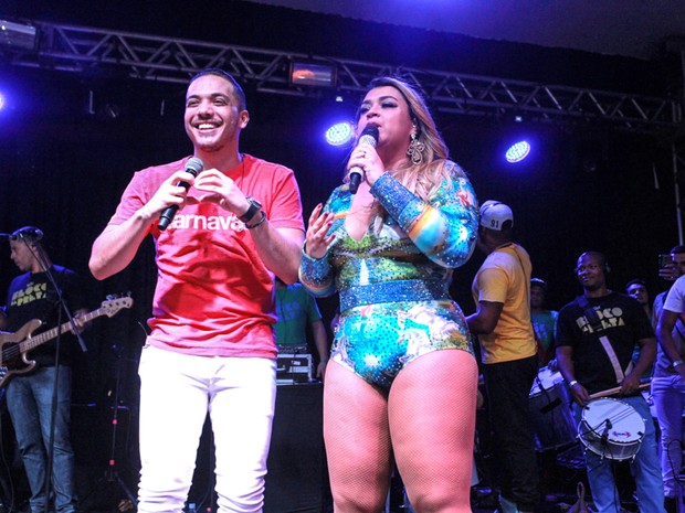 Wesley Safadão e Preta Gil em show na Zona Sul do Rio (Foto: Marcello Sá Barretto/ Ag. News)