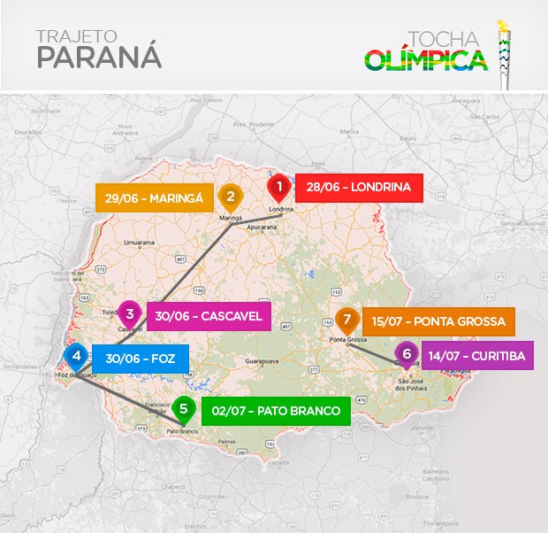 Google lança mapa interativo para acompanhar a tocha olímpica