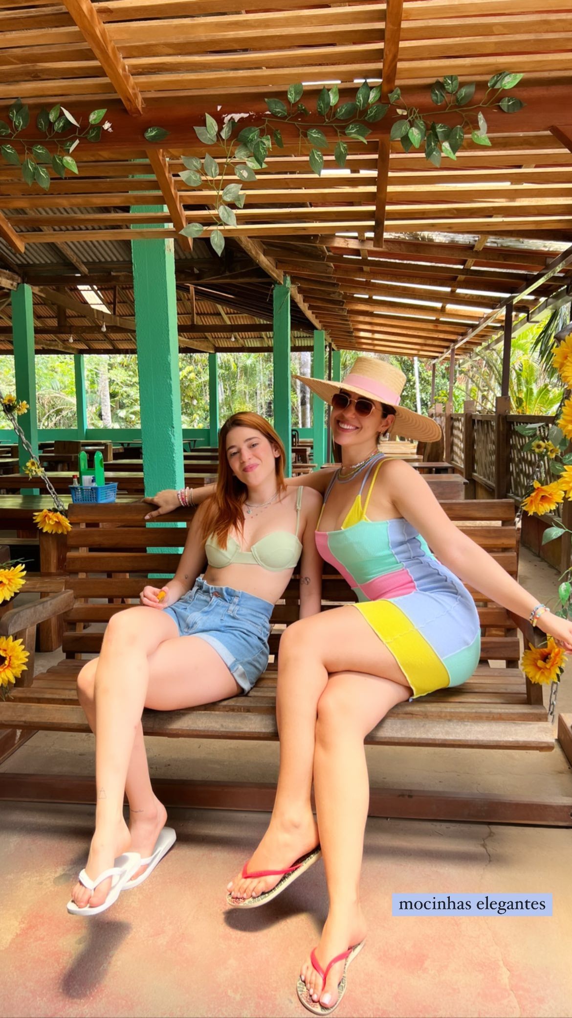 Vivian Amorim e Ana Clara curtem o Amazonas (Foto: Reprodução/Instagram) Vivian Amorim e Ana Clara curtem o Amazonas (Foto: Reprodução/Instagram)