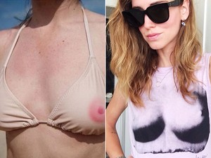 Free the nipple - Suki Waterhouse e Chiara Ferragni (Foto: Instagram / Reprodução)