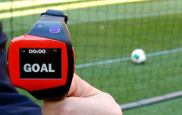 Tecnologia da linha do gol Campeonato Alemão (Foto: Reuters)