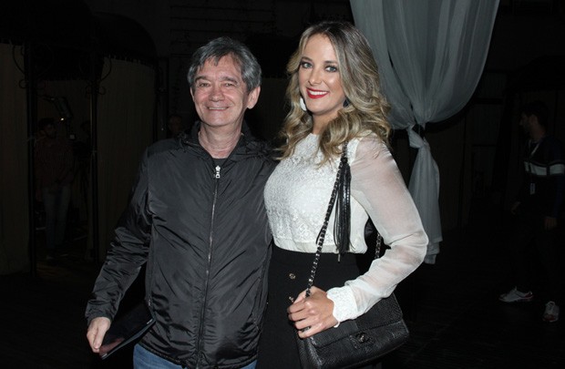 Serginho Groisman e Ticiane Pinheiro (Foto: Amauri Nehn/Foto Rio News)