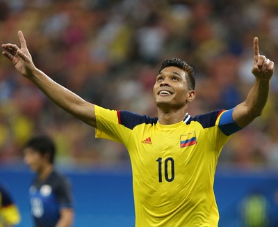 Teo Gutierrez Colombia x Japao (Foto: AP) Teo Gutierrez Colombia x Japao (Foto: AP)