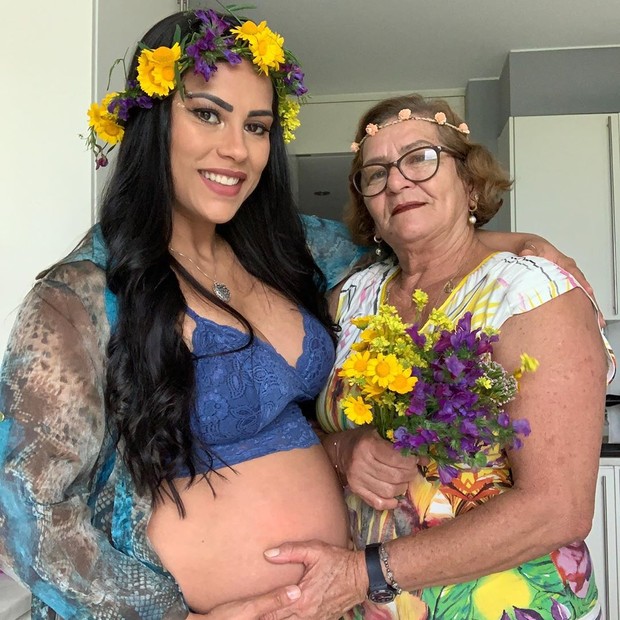 Kelly Medeiros e a mãe (Foto: Thawane Reis) Kelly Medeiros e a mãe (Foto: Thawane Reis)