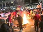 Ato contra o afastamento de Dilma da presidência fecha Avenida Paulista