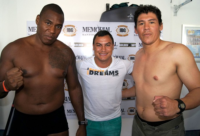Irineu Beato x  Daniel Sanabria pesagem boxe (Foto: Thierry Gozzer)
