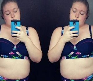 Para Sam, seu sobrepeso foi o motivo da censura das fotos (Foto: Reprodução / Instagram)