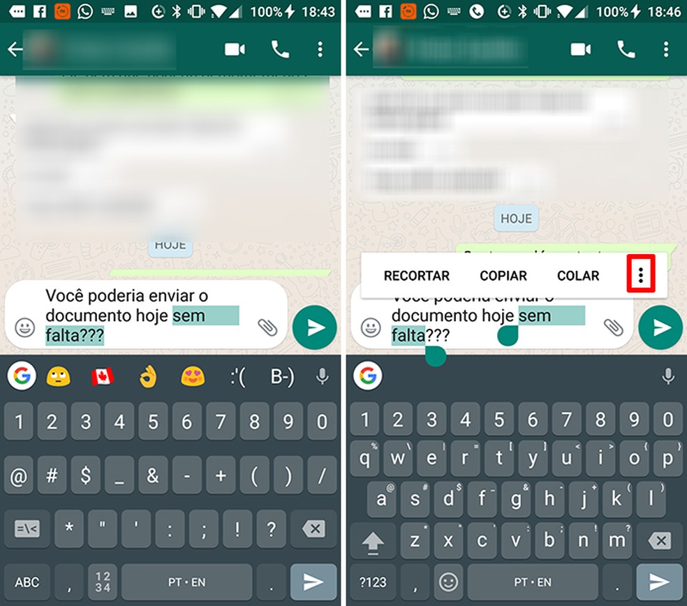 whatsapp-formatar-texto-menu-suspenso-mensagem-android-1 WhatsApp facilita a formatação de texto no Android; veja como fazer
