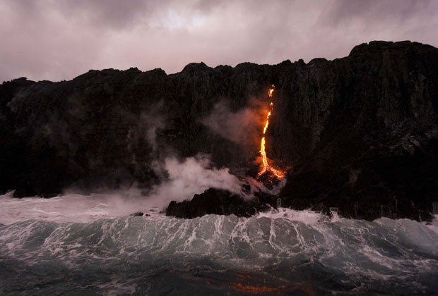 Havaí espera aumento no fluxo de turistas em busca do fenômeno (Foto: Hugh Gentry/Reuters)