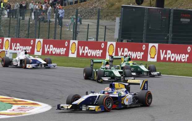 Largando em último, Felipe Nasr superou diversos adversários na prova da GP2 em Spa-Francorchamps e chegou em nono (Foto: Divulgação)