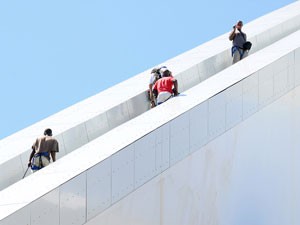 Passeio pelo arco do estádio de Durban, na África do Sul (Foto: Divulgação)