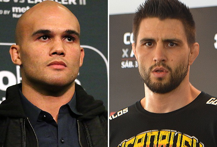 Montagem Robbie Lawler x Carlos Condit (Foto: Globoesporte.com)