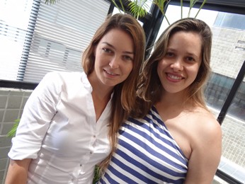 Patrícia e Flávia são brasileiras, mas formadas na Espanha. (Foto: Katherine Coutinho / G1)