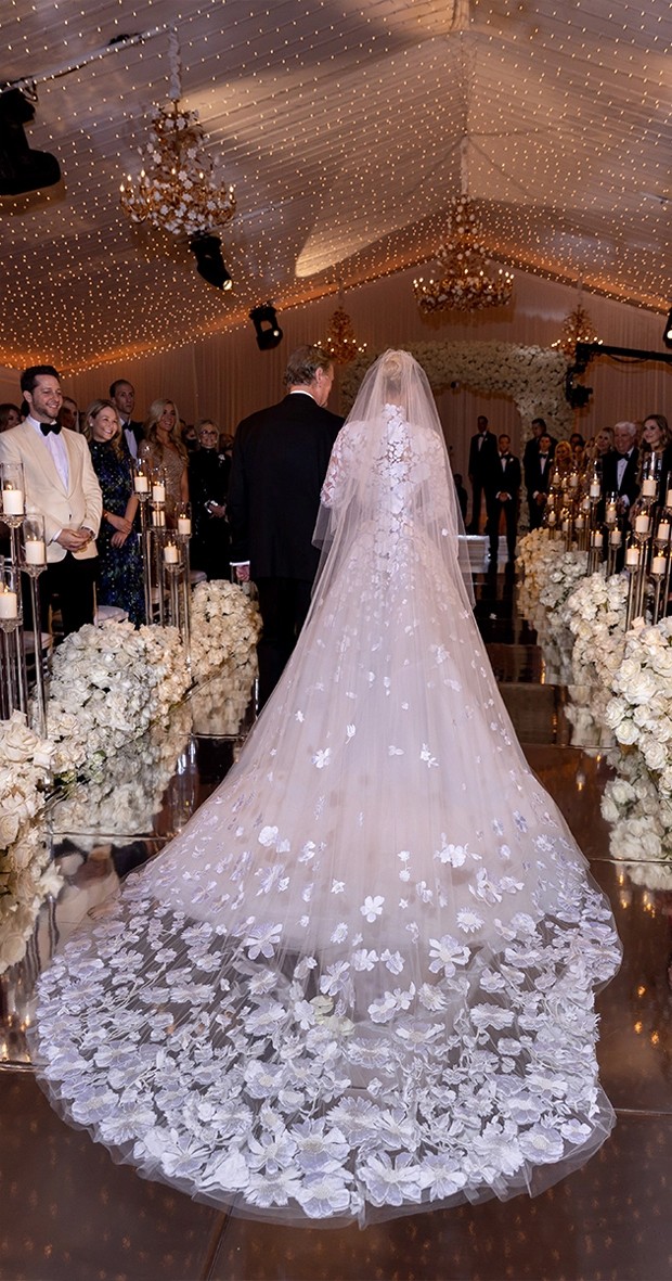 Paris Hilton se casou com Carter Reum no dia 11 de novembro, em Los Angeles (Foto: German Larkin)