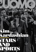 Kim Kardashian é perseguida por paparazzi em capa de revista italiana